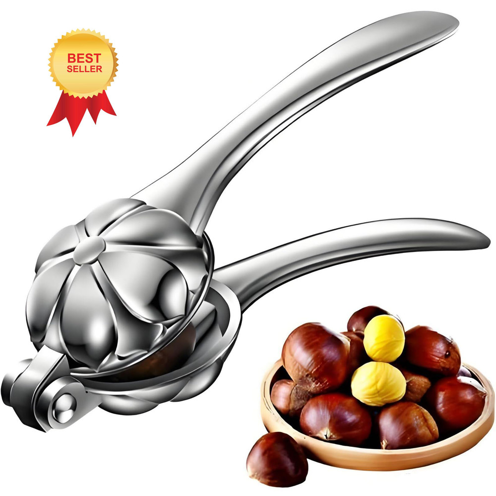 Chestnut Cutter Tool, Nut Cracker with Opener