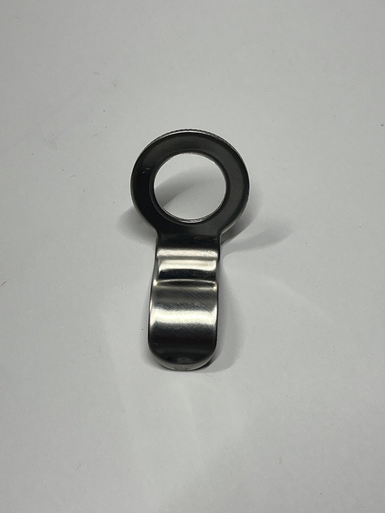 VW Glove Box Pull Tab For Beetle and Ghia 52-67 Polished Stainless .