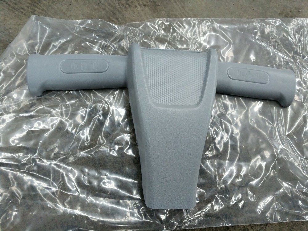 Plastic grey upper handle cover 9100002000. Fits Nilfisk Advance SC250