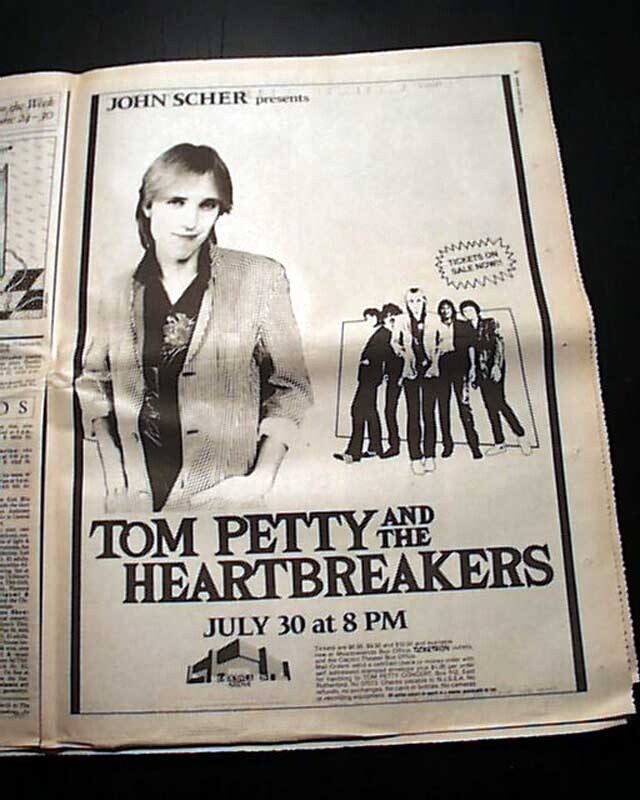 DRAGONSLAYER James Bond & STRIPES Opening Day - Tom Petty 1981 Advertisements
