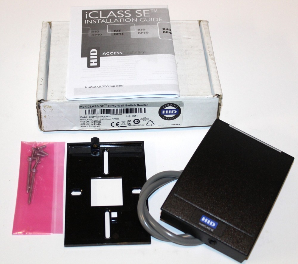 HID multiCLASS SE RP40 Wall Switch Smart Card Reader 920PNNNAK20000