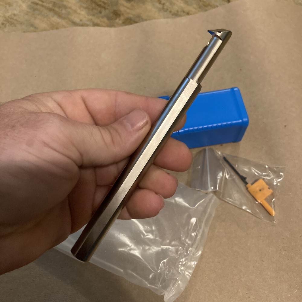 KYOCERA 1/2 Profiling Boring Bar Indexable Diamond Shape Insert A08M-SVZCL 1.5AE