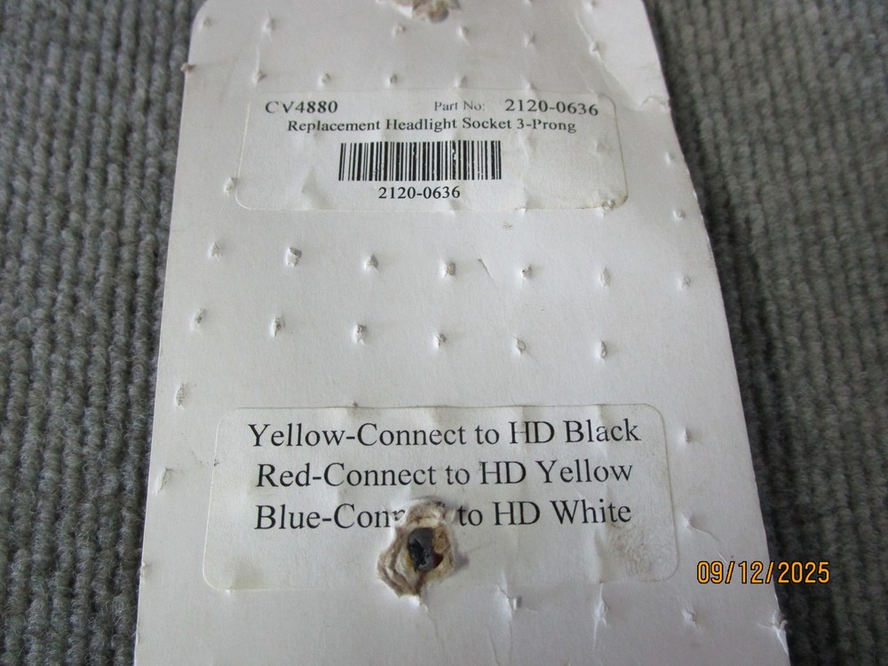 Cycle Visions Headlight Socket - CV-4880