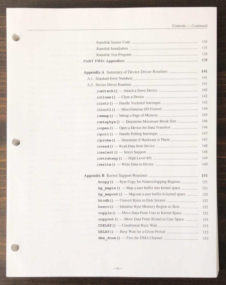 Sun Microsystems - Writing Device Drivers Manual (1990)