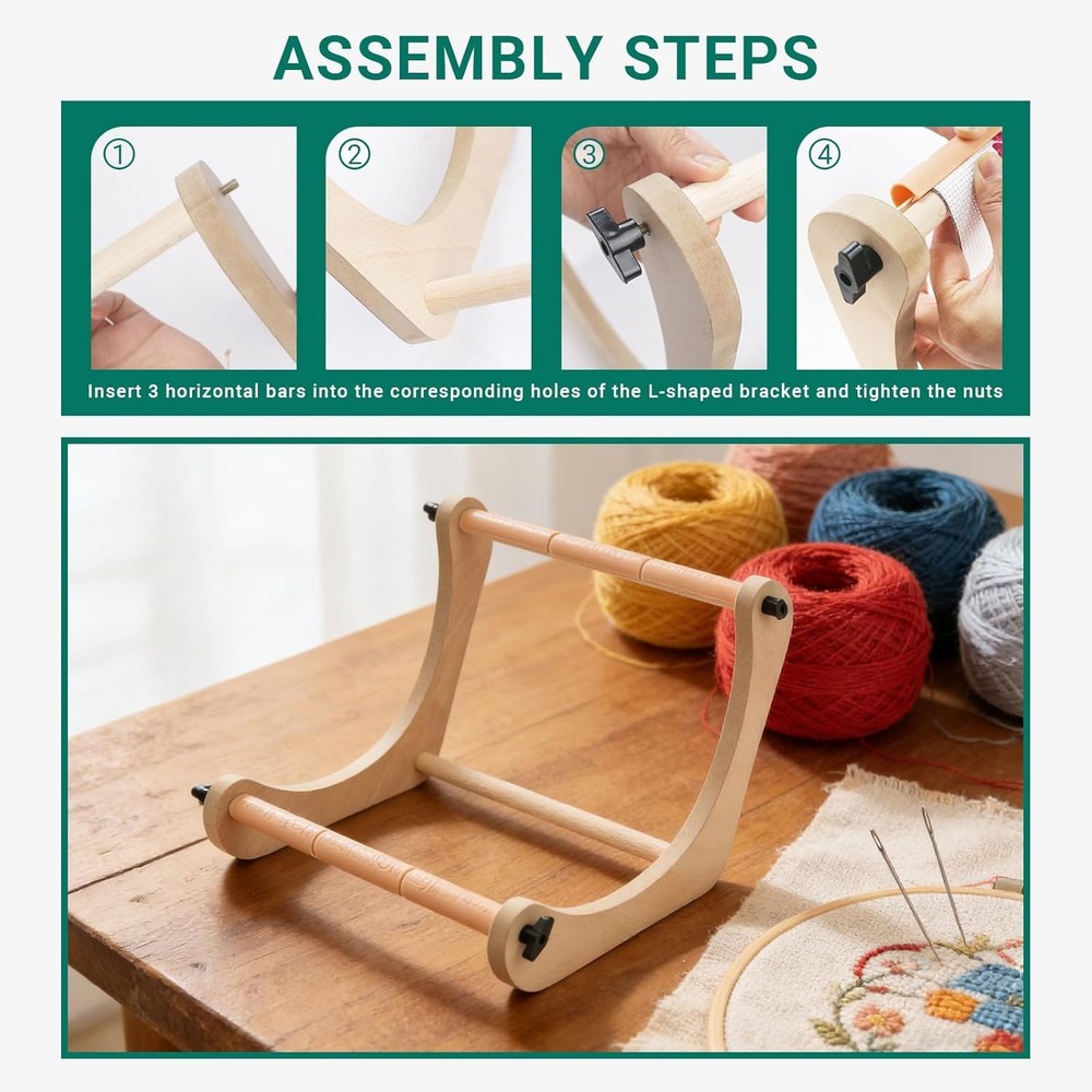 Adjustable Embroidery Stand Table Frame Cross Stitch Aid