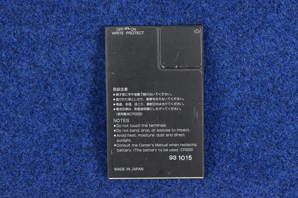 Yamaha MCD 64 RAM Memory Card 64k Bytes In Excellent working condition