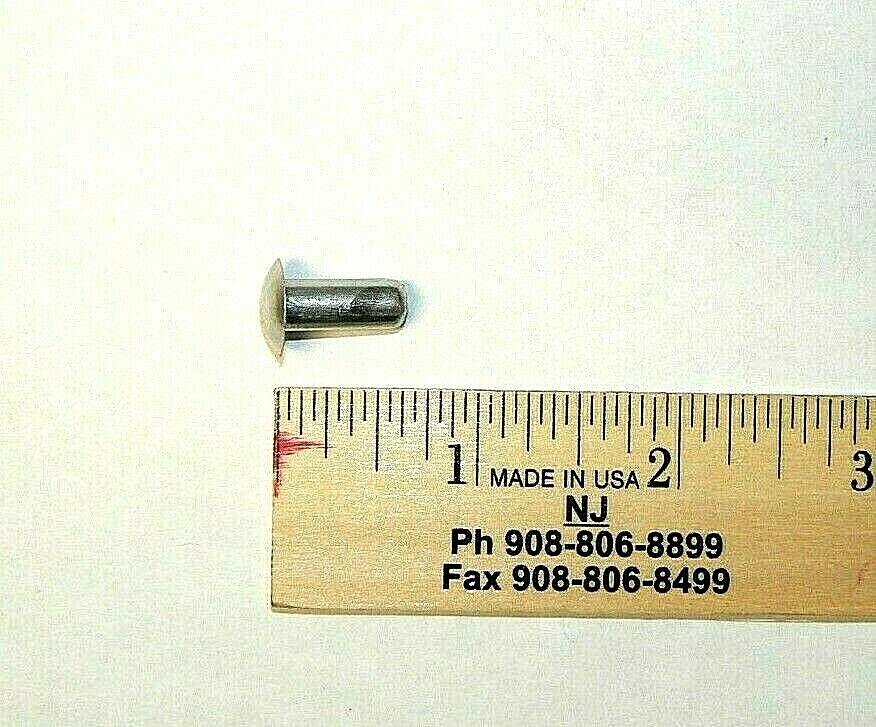 1/4" x 5/8" Mod. Brazier Head Solid Aluminum Rivet - 1100F - (SOFT) - 50 Pcs.