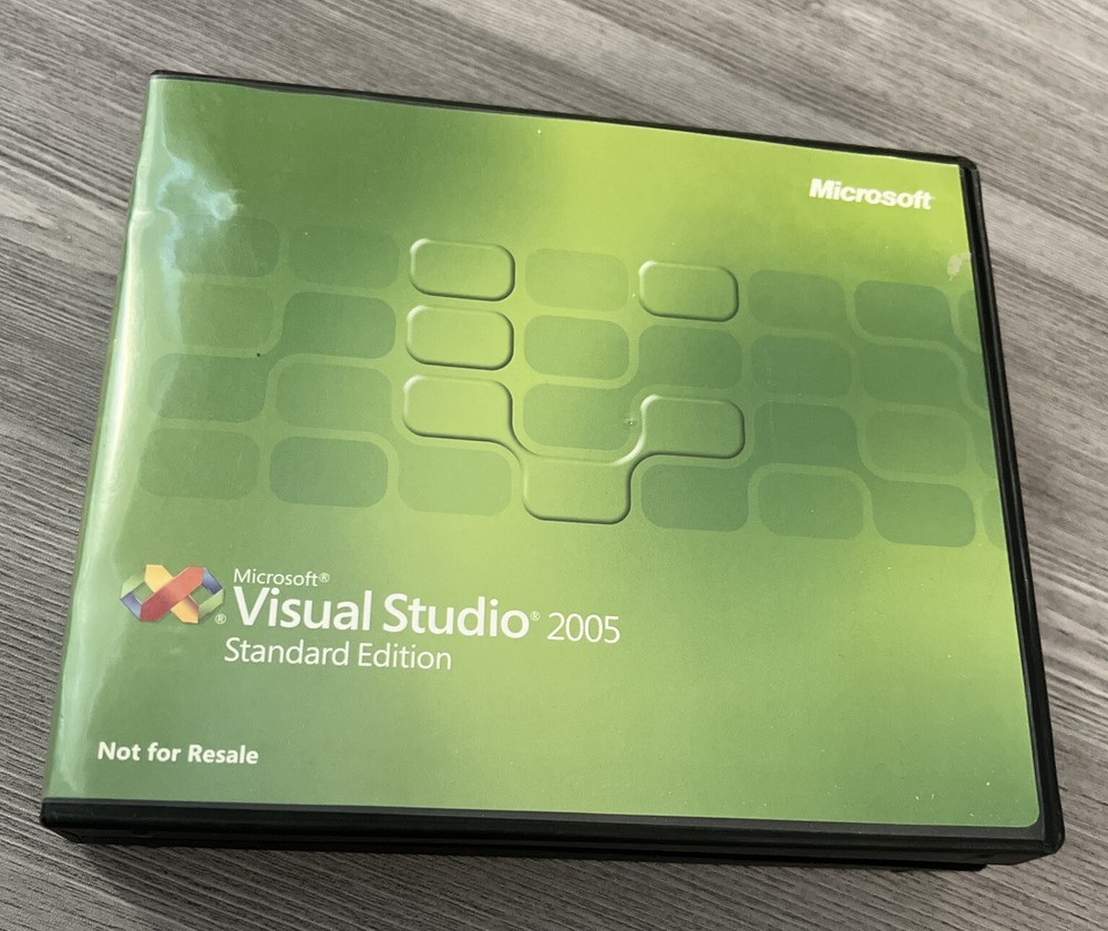Microsoft Visual Studio 2005 Standard Edition & Licensing Set w/ Key Used