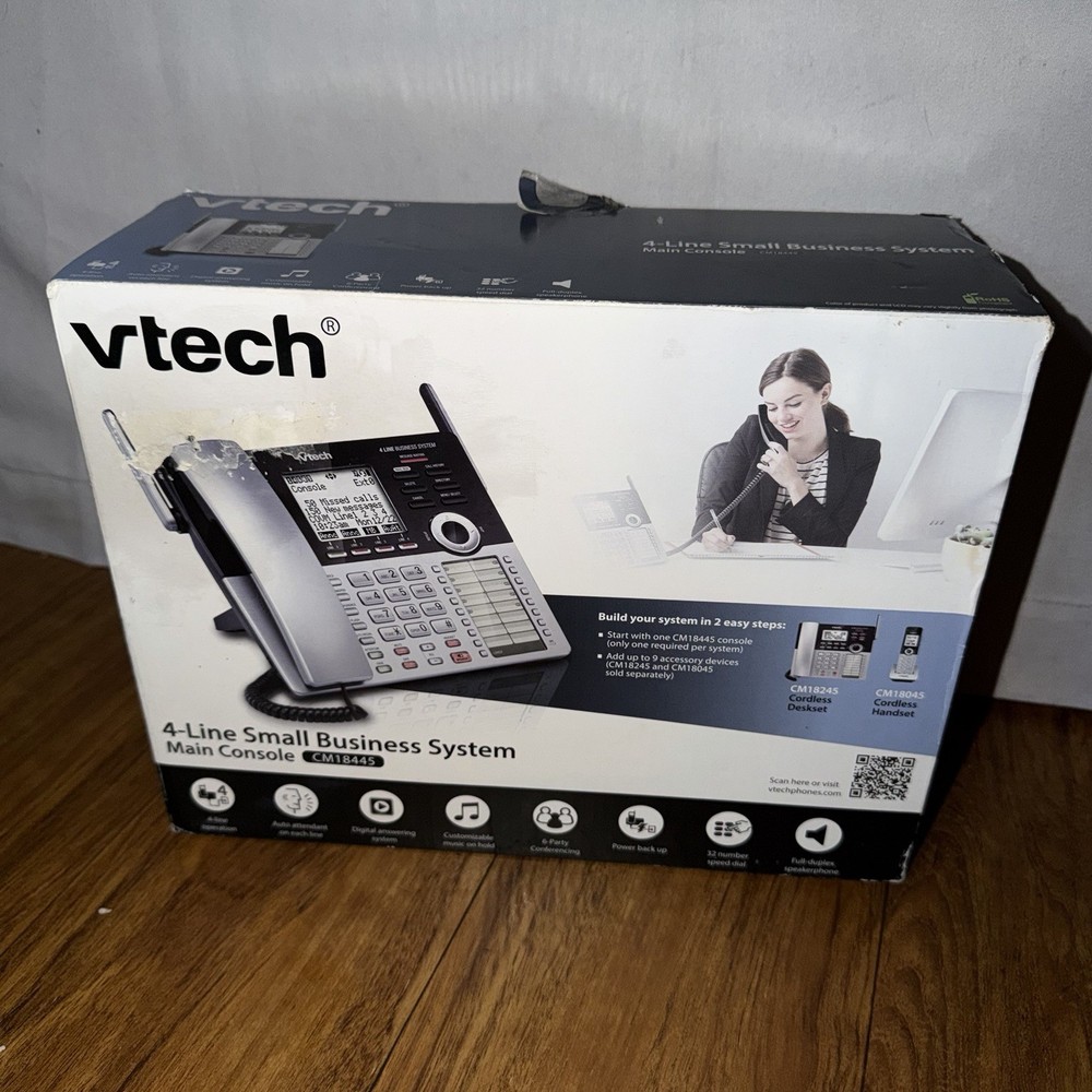 VTech CM18445 4-Line Small Business Main Console