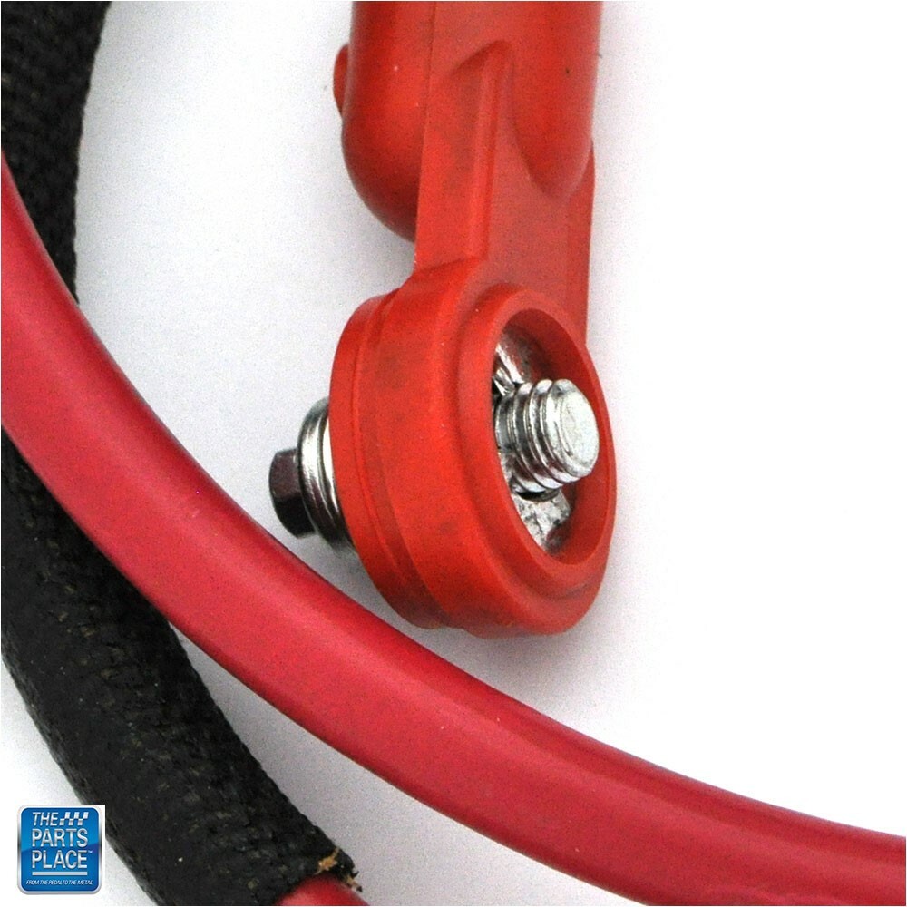 1972 Cutlass 442 D Battery Cable Positive V8 455 CI Side Post EA