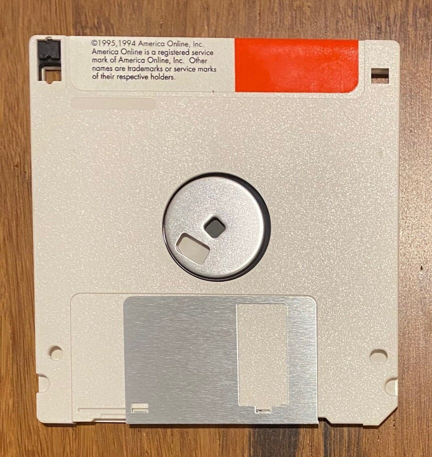 Version 2.5 America Online Program Disk for Windows 3.5" Floppy Disk Vintage AOL