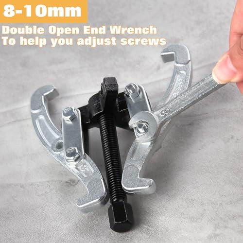 3 Jaw Gear Puller Gear Removal Tool for Slide Gears, Adjustable 3 Jaw Puller