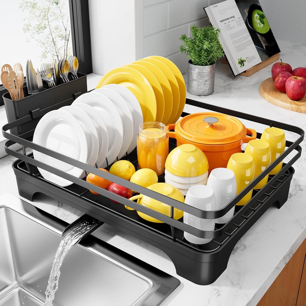 Dish Drying Rack - Multi-Functional Dish Rack for Kitchen Counter