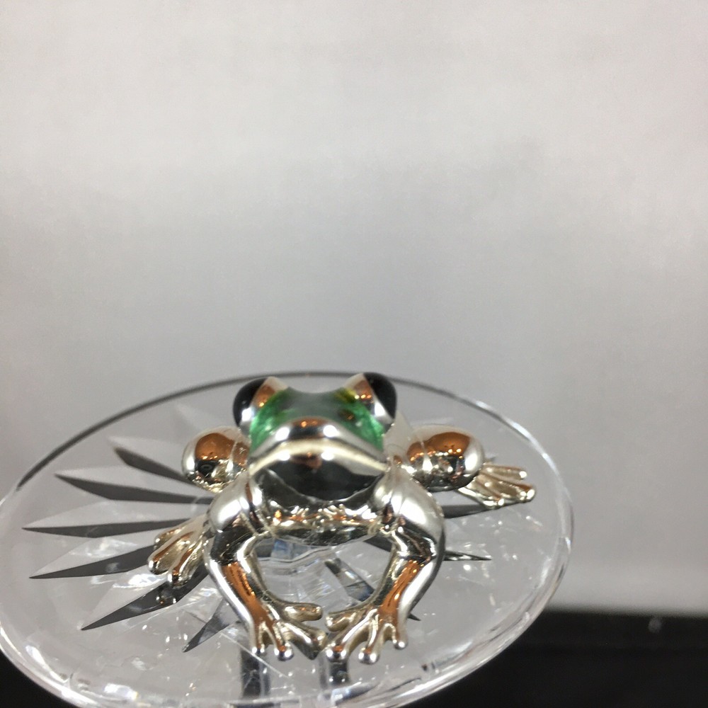 SATURNO Sterling Silver and Enamel Frog(Medium)