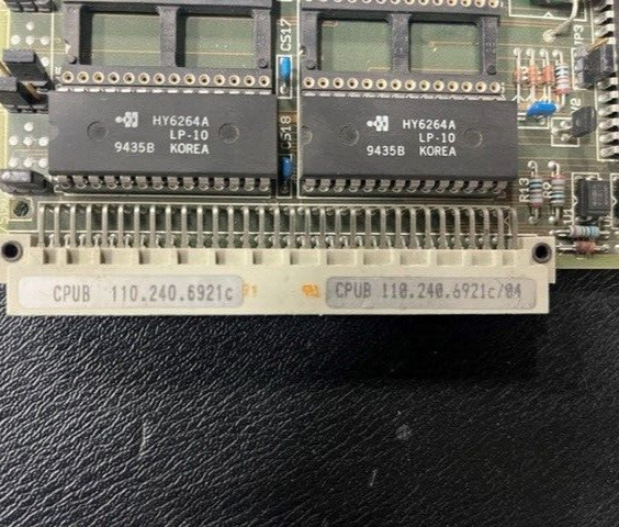 Netstal 110.240.6921 Rev. C CPU Circuit Board (#210)