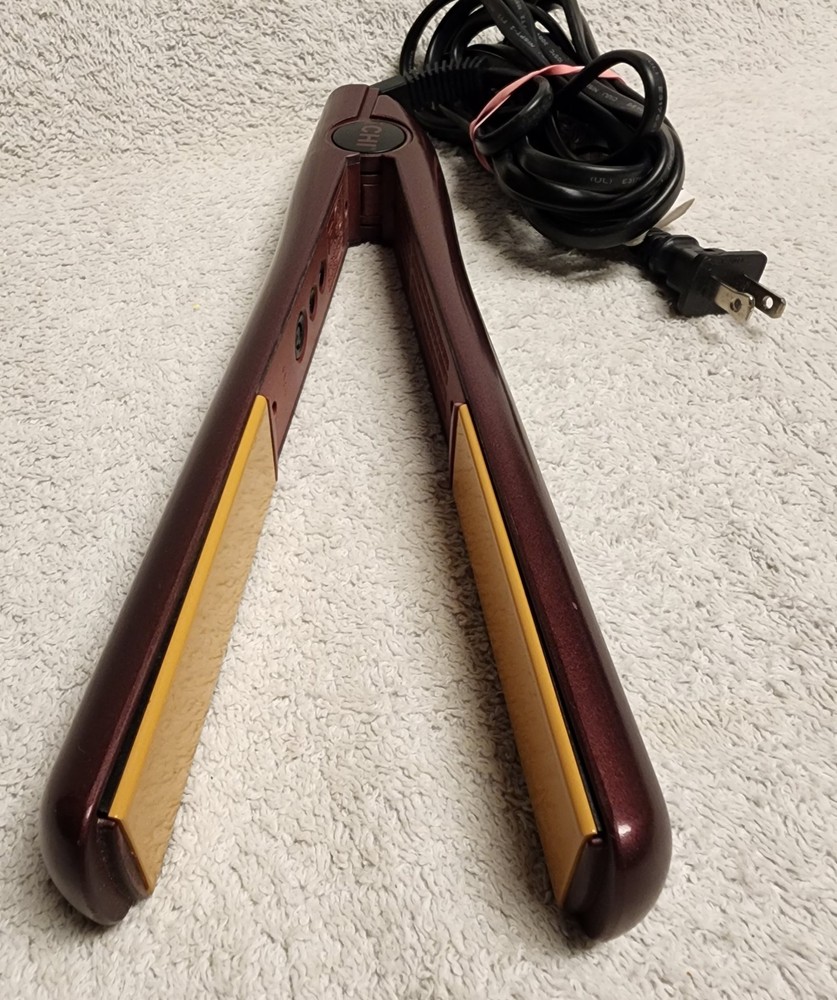 iCHI Ceramic Hair Straightener Flat Iron GF8238 Farouk Systems Tested Working