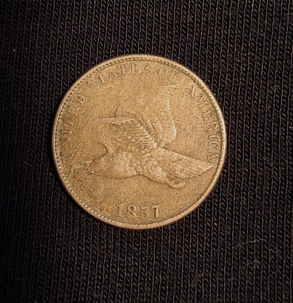 1857 FLYING EAGLE CENT-NICE XF