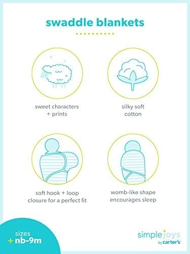 Simple Joys by Carter's Baby 2Pack Swaddle Blankets