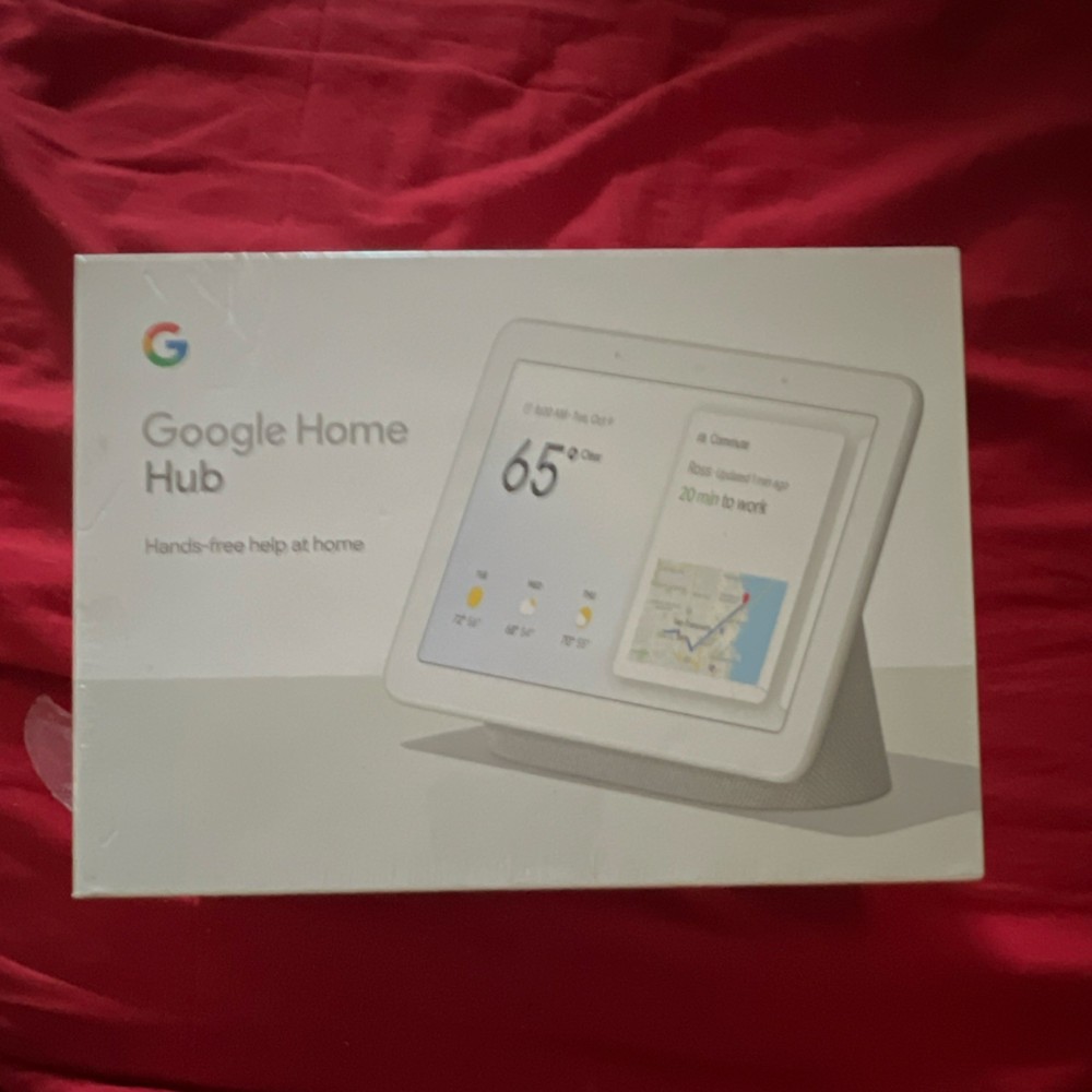 Google Home Hub Smart Display 7" Touchscreen Bluetooth Wi-Fi Google Assistant