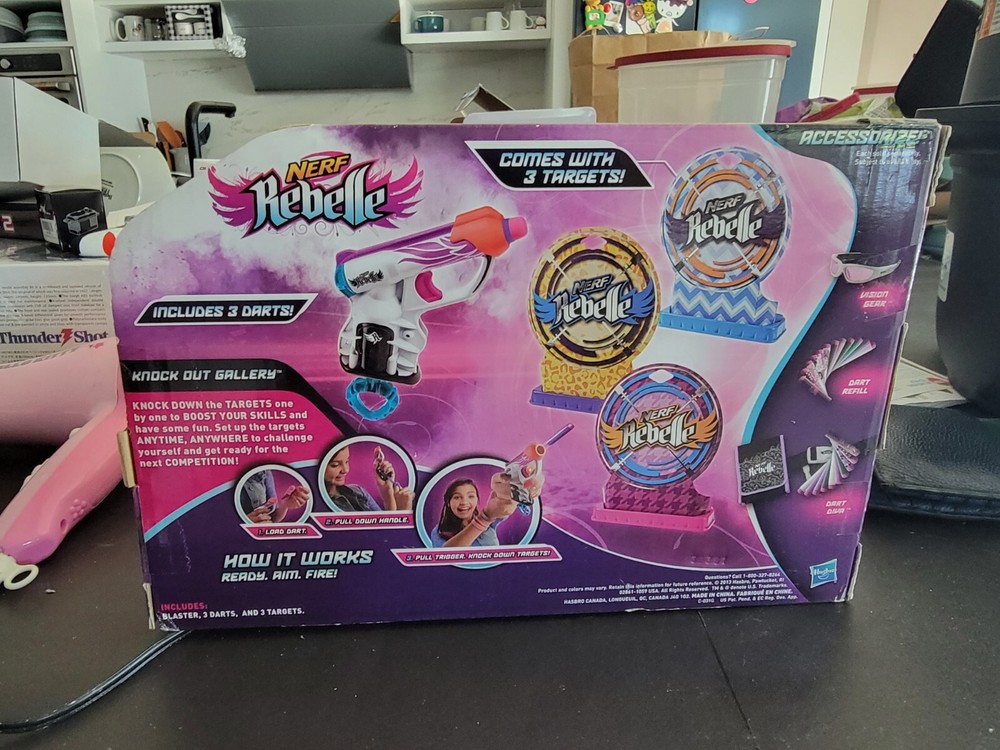 Nerf Rebelle Knock Out Gallery Knock Down Target Blasting Fun