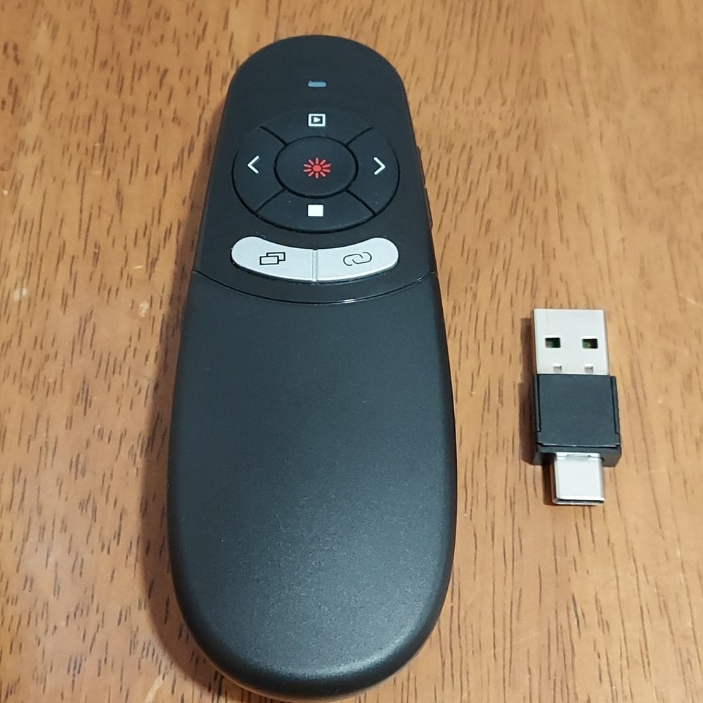 Power Point Presentation Remote Wireless USB PPT Presenter Laser Pointer Clicker