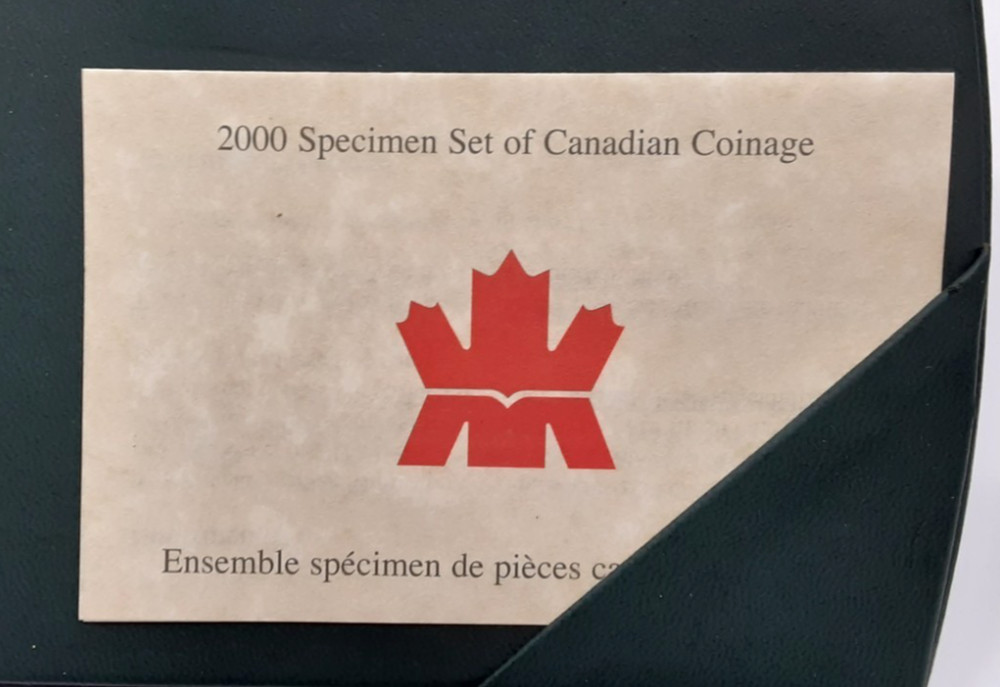2000 Canada Specimen 7 Coin Set in RCM Case w/COA