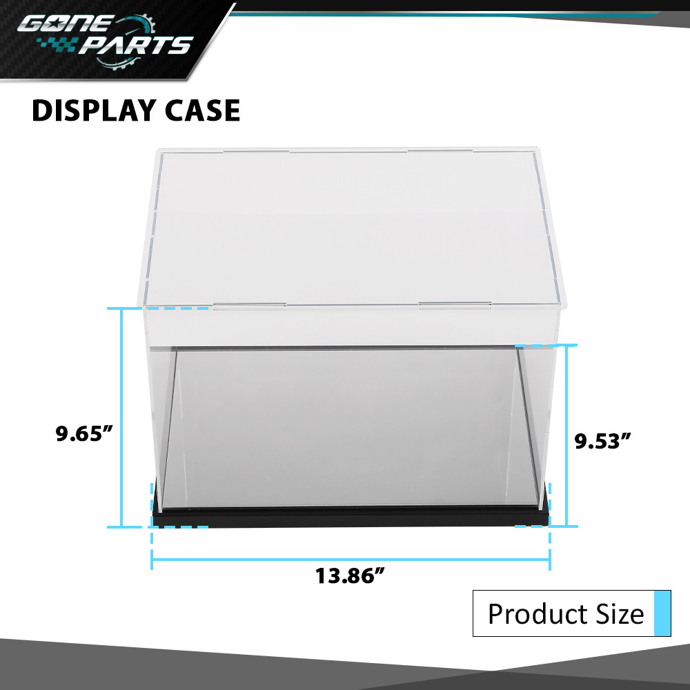 Clear Single Boxing Glove Horizontal Display Case
