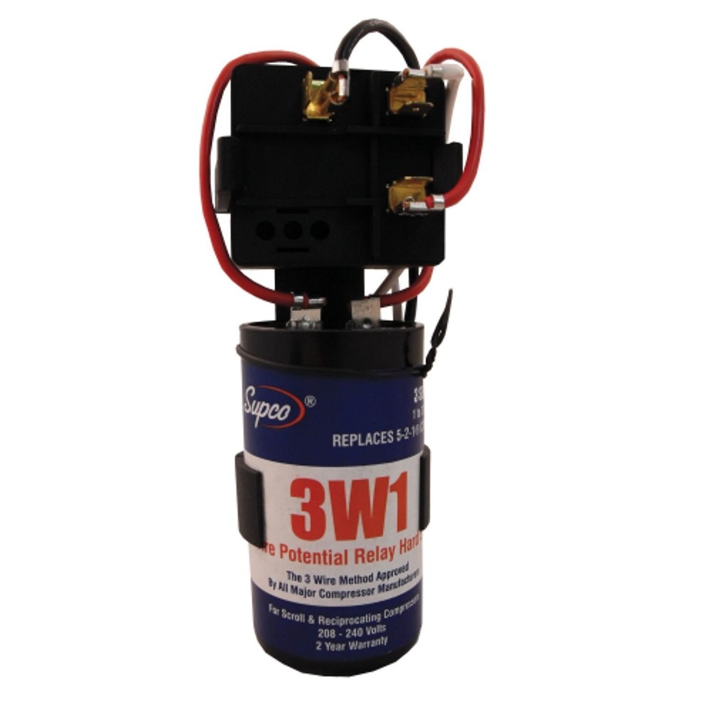Supco Hard Start 3 Wire 1-3 Hp 3W1
