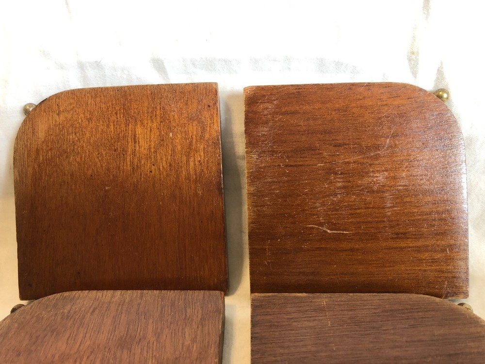 Coasters 6pc set with holder Vintage