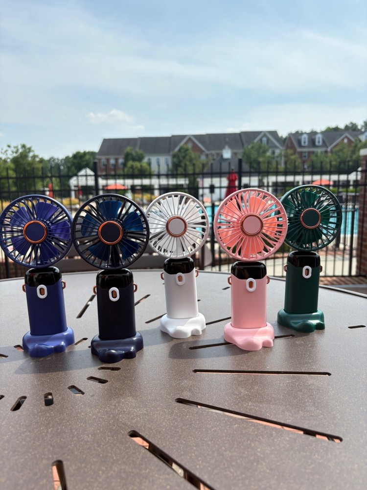 Mini handheld FAN- Portable, USB-Rechargeable battery