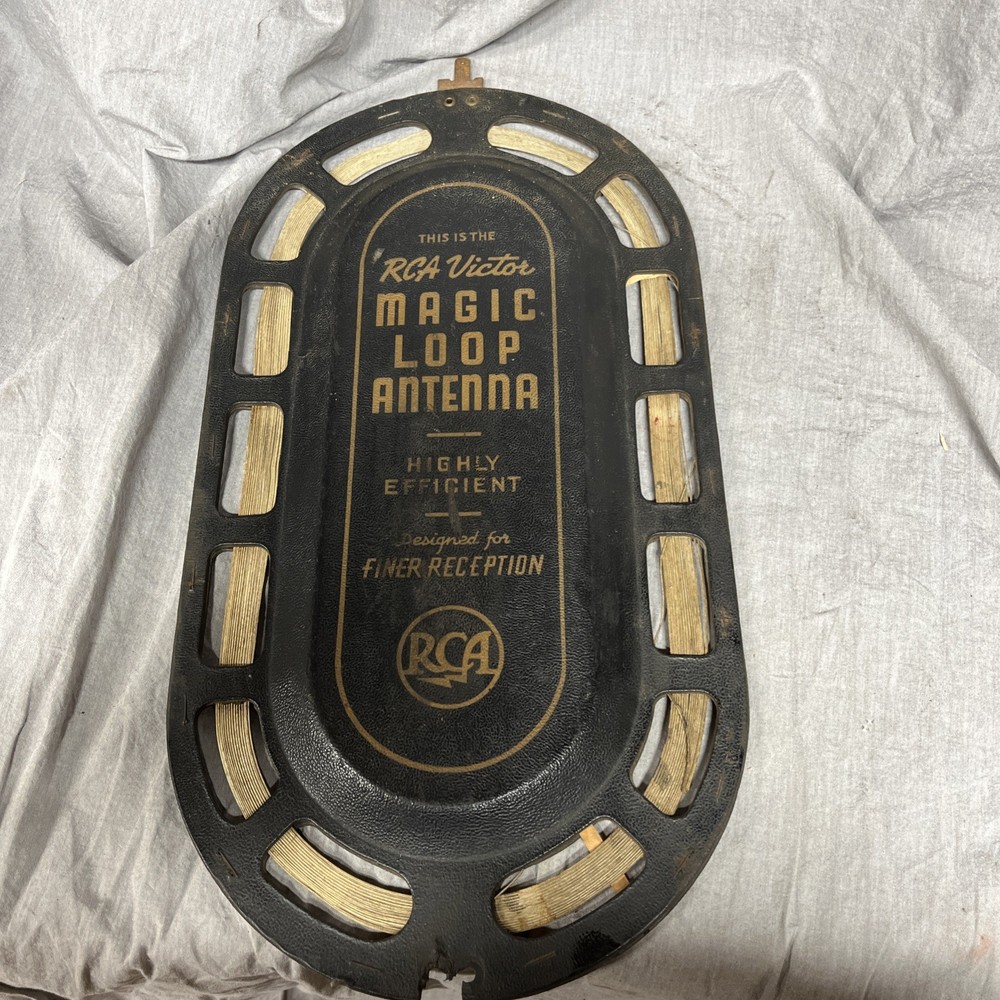 RCA Victor magic Magic Loop antenna untested parts or display