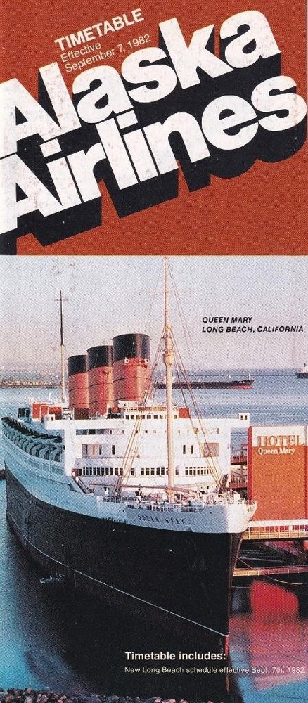 1982 (September) Alaska Airlines flight timetable
