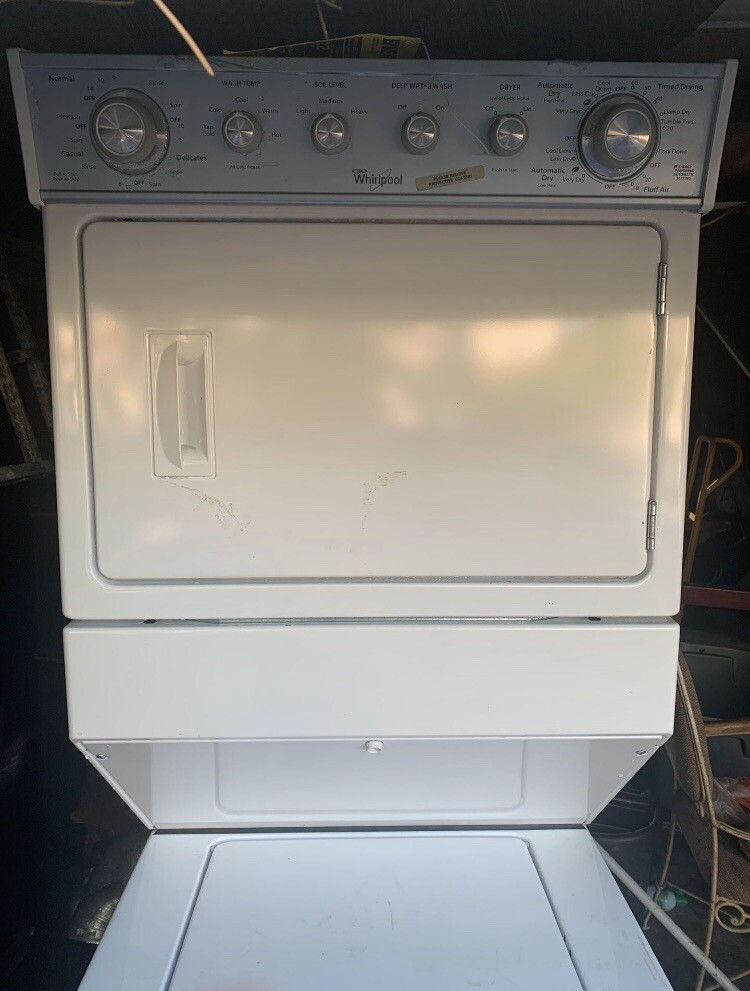 Whirlpool Stacked Washer And Dryer