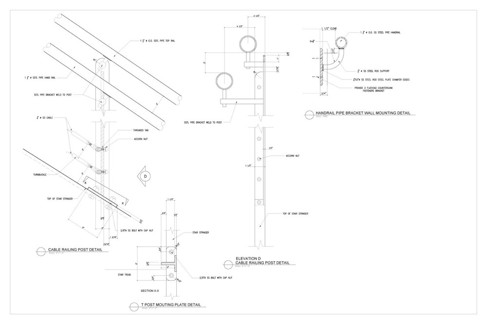 Stair shop drawings