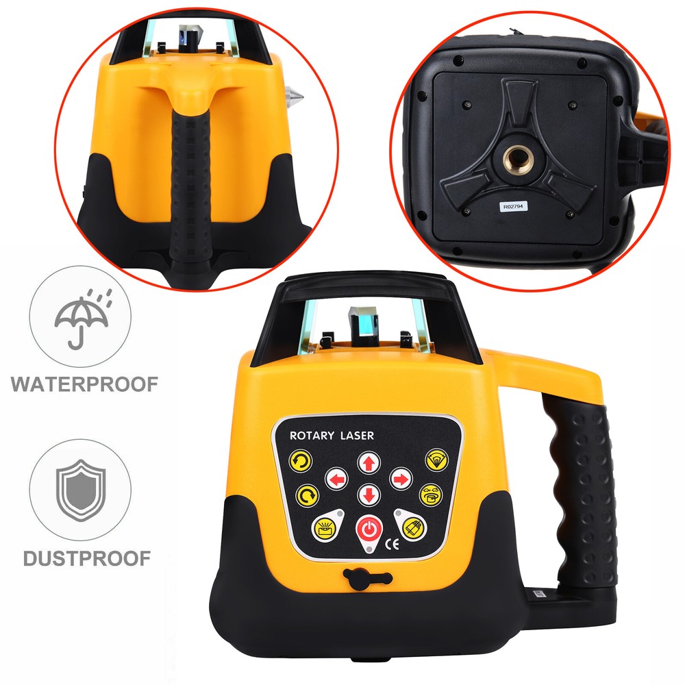 Automatic Self-Leveling 360° Red Beam Rotary Laser Level Measuring Tool Kits