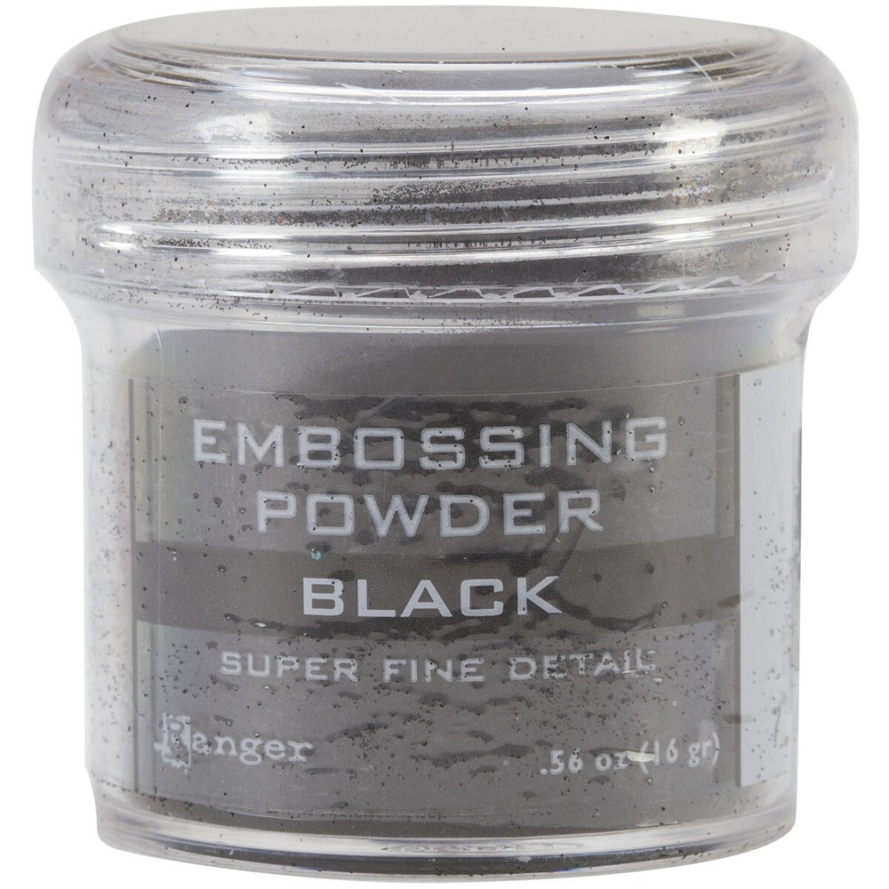 Embossing Powder Super Fine Black