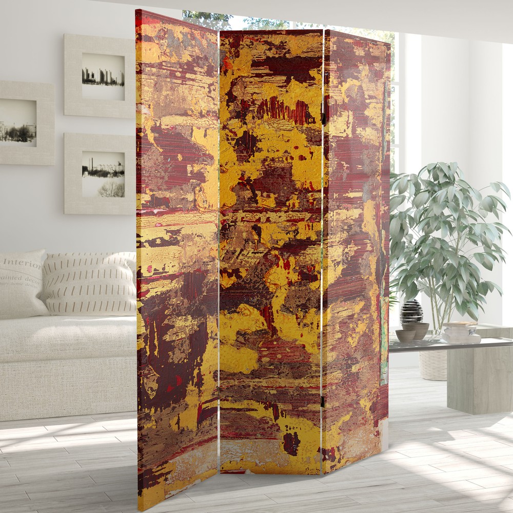 6 ft. Tall Embers Canvas Room Divider