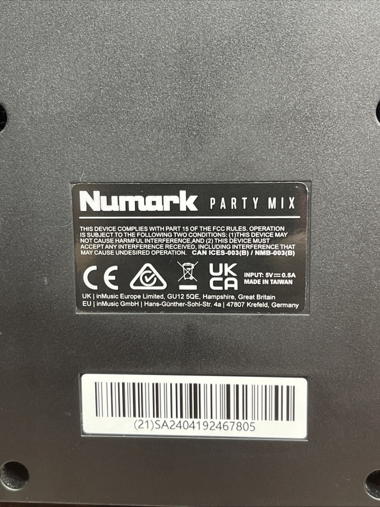 Numark Party Mix DJ Controller