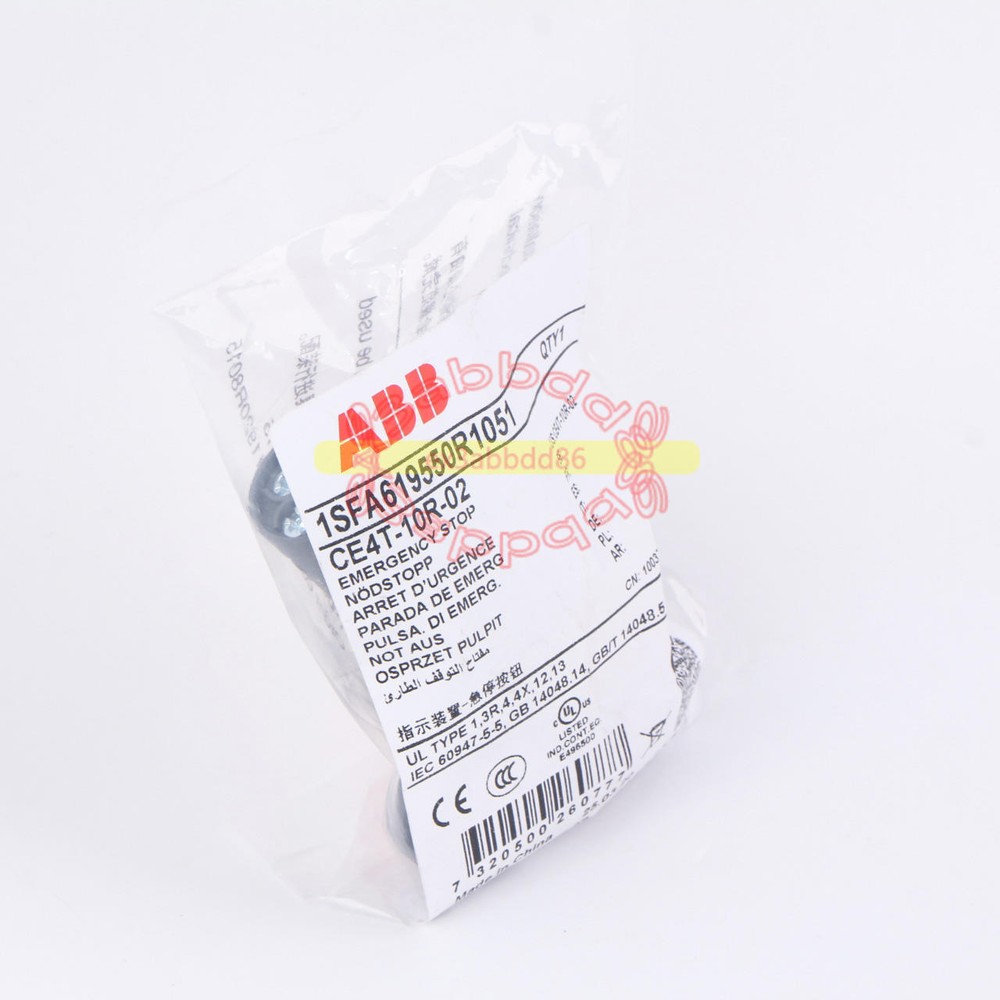 ONE New ABB CE4T-10R-02 button switch