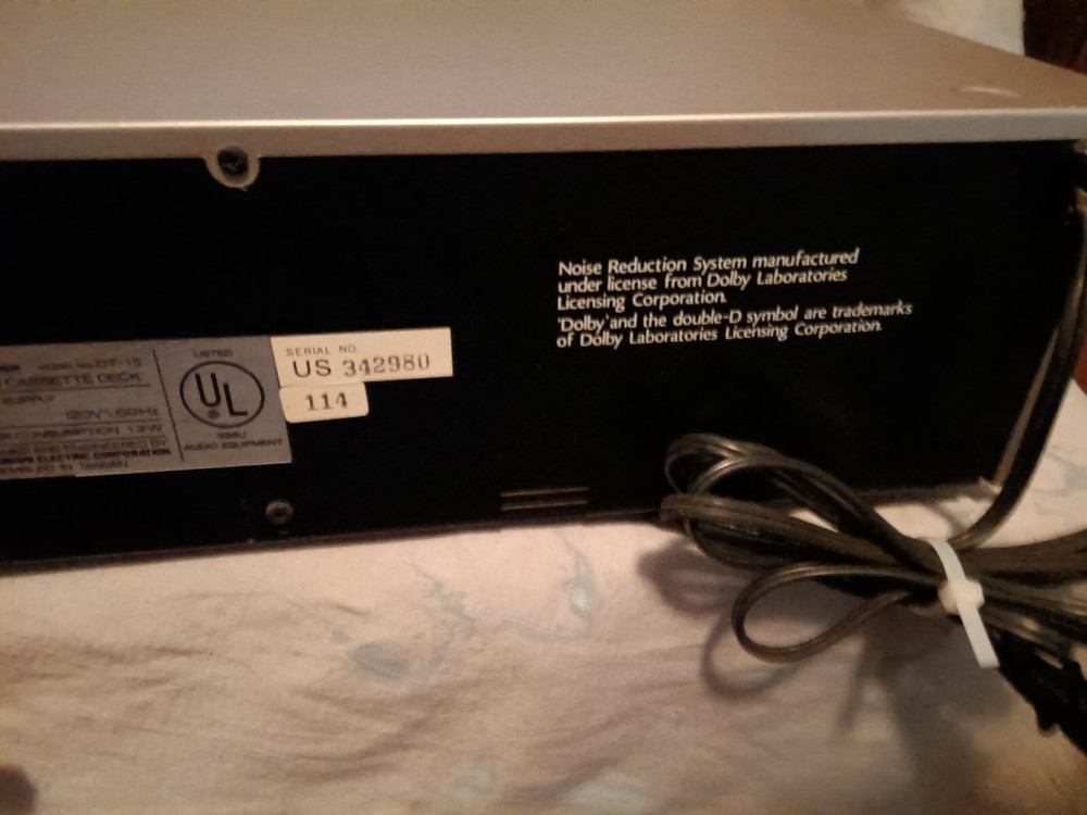 Mitsubishi Stereo Cassette Deck DT-15