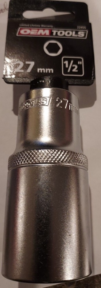OEMTOOLS 22455 27mm 1/2" drive socket
