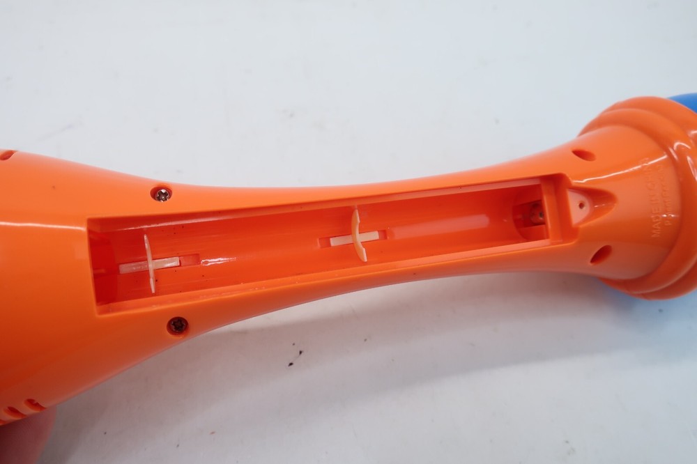 Legoland Everything is Awesome Orange Blue Light Up Refillable Bubble Wand