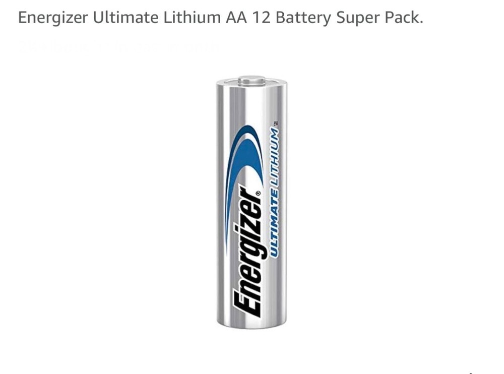 Energizer Ultimate Lithium AA 36 Batteries