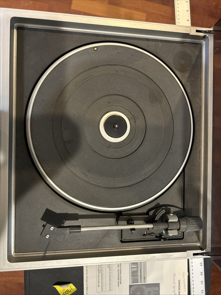 manual vintage Sears Stereo System