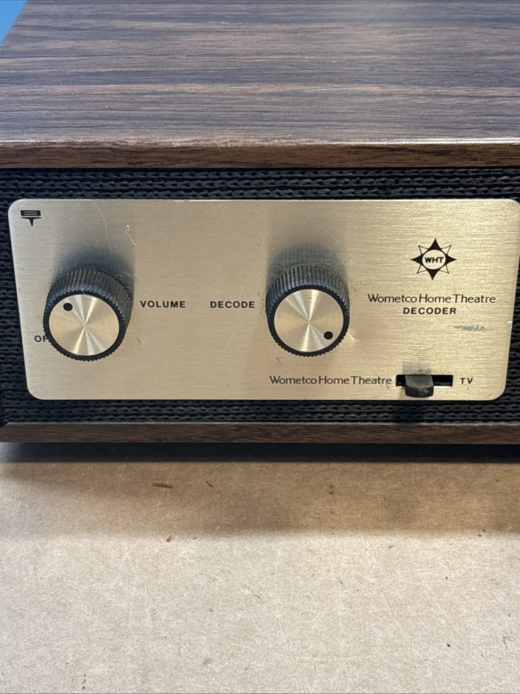 Vintage Wometco 4161 Home Theater Decoder.