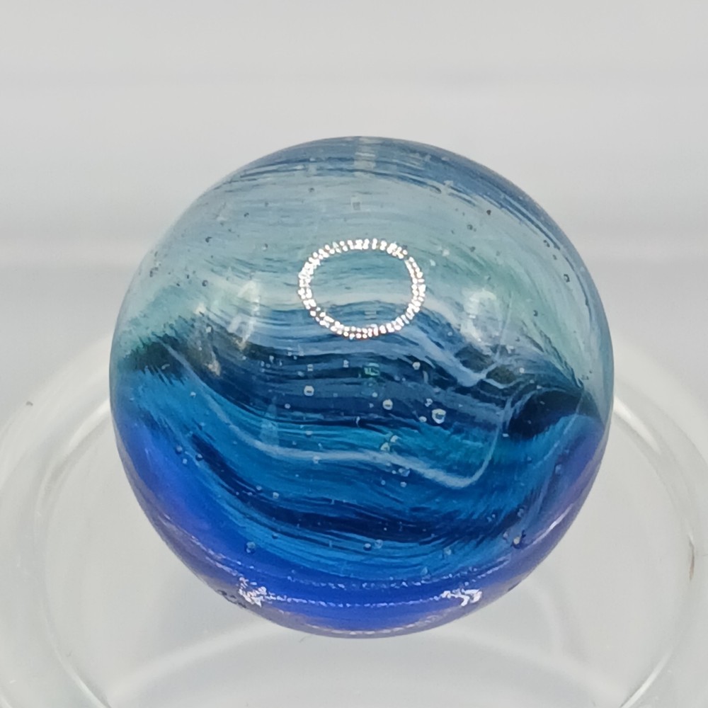 .61" Vintage Vitro Blue Phantom Conqueror Marble #Q98