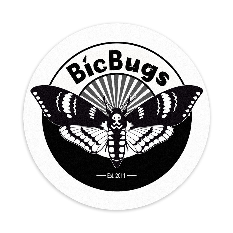 BicBugs official logo 2in sticker