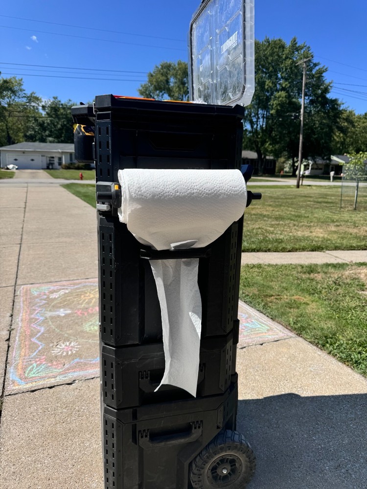 TOUGHBUILT Grommets for Towel Holder STACKTECH, NEW tool for carpenter.
