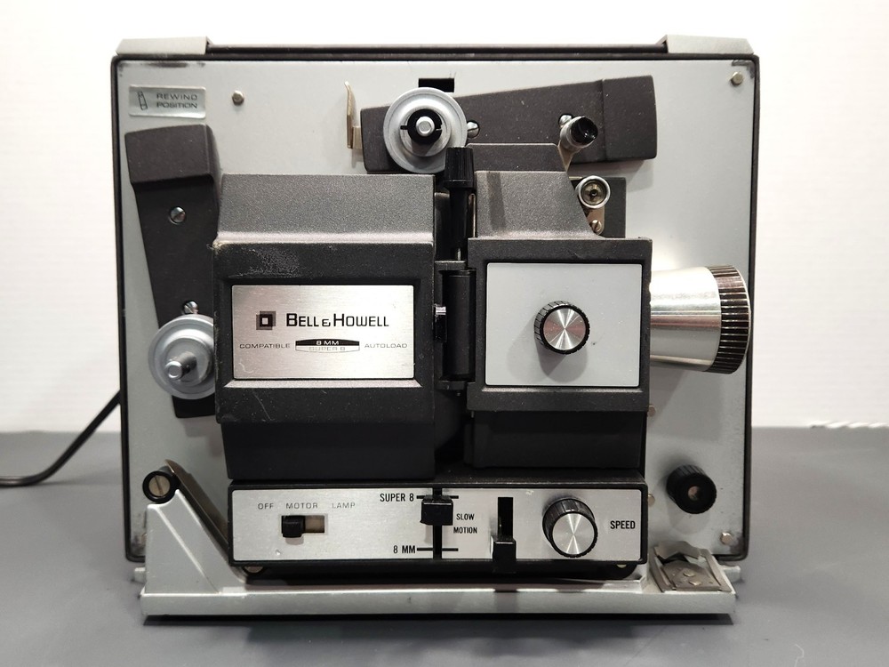 Bell & Howell 466 B Compatible 8mm Super 8 Autoload Projector Power Tested