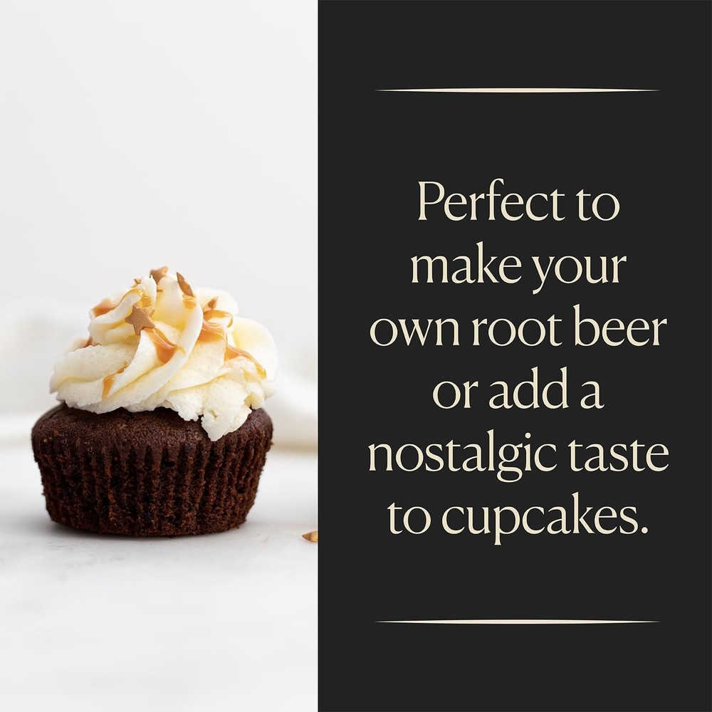 Root Beer Extract Flavoring, For Root Beer Making and Baking, 4 Ounce